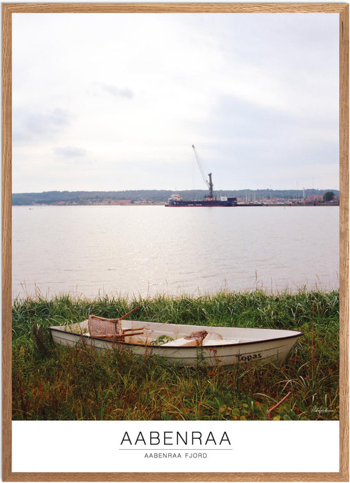 Aabenraa Aabenraa Fjord Analog-plakat