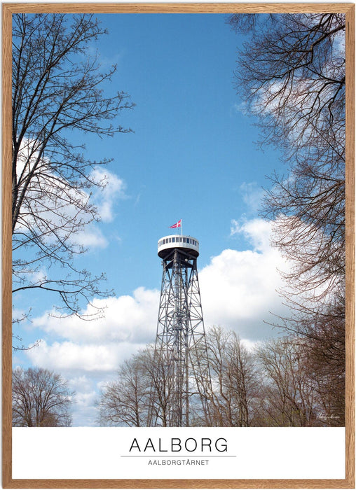 Aalborg Aalborgtårnet Analog-plakat