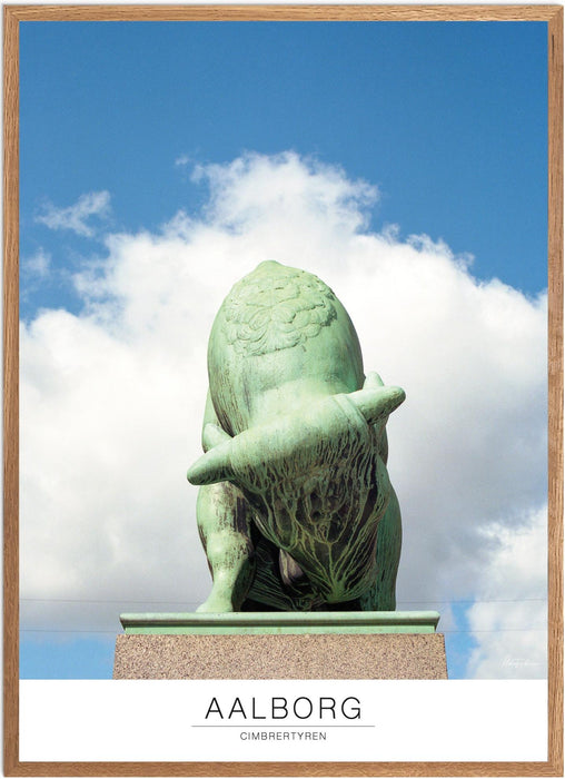 Aalborg Cimbrertyren Analog-plakat