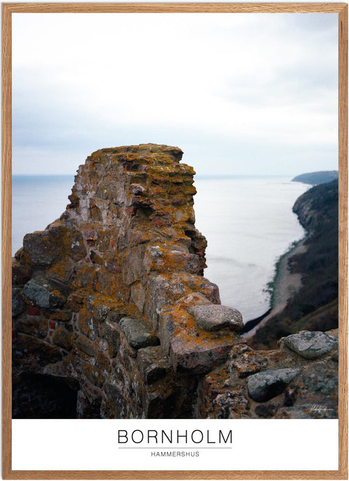 Bornholm Hammershus Analog-plakat