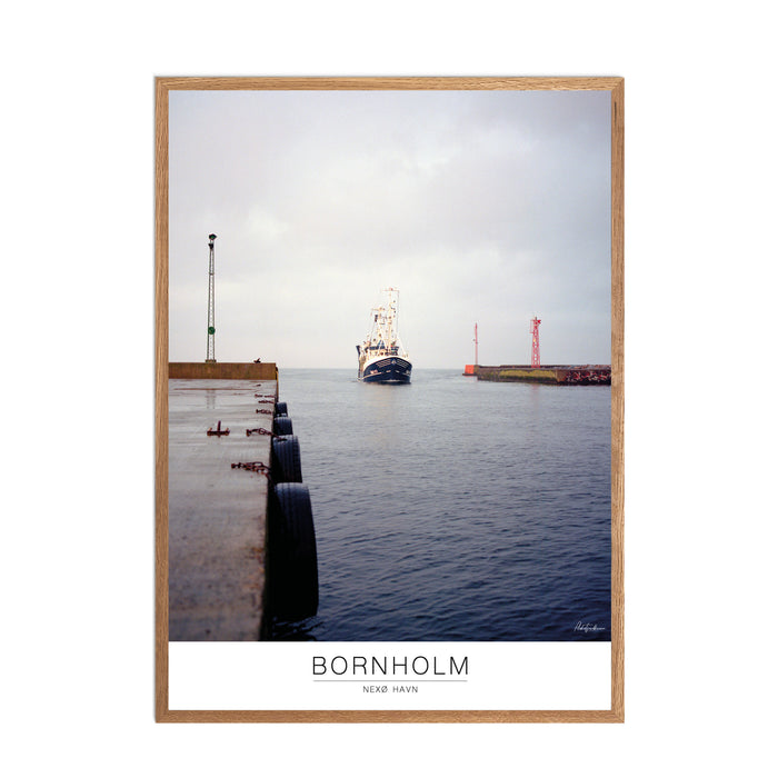 Bornholm Nexø Havn No. 1 Analog-plakat