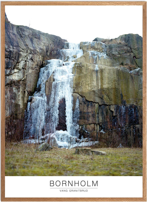 Bornholm Vang Granitbrud Analog-plakat