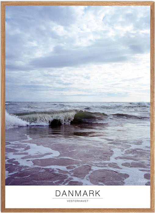 Danmark Vesterhavet No. 2 Analog-plakat