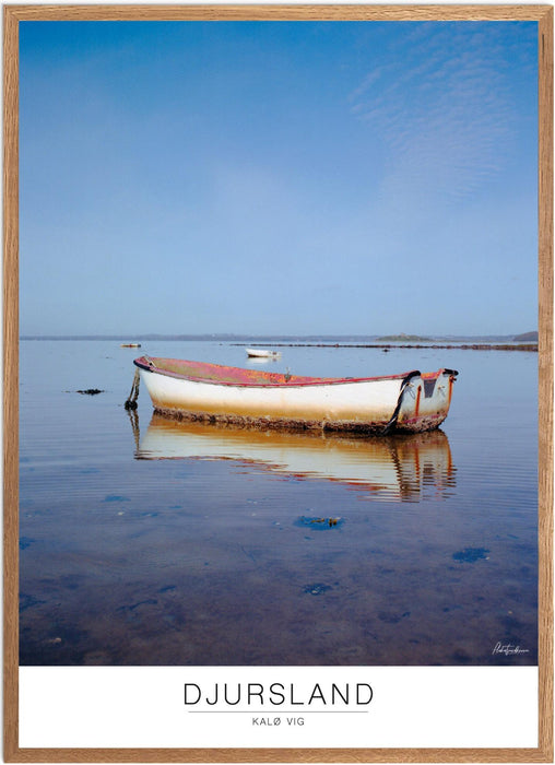 Djursland Kalø Vig Analog-plakat