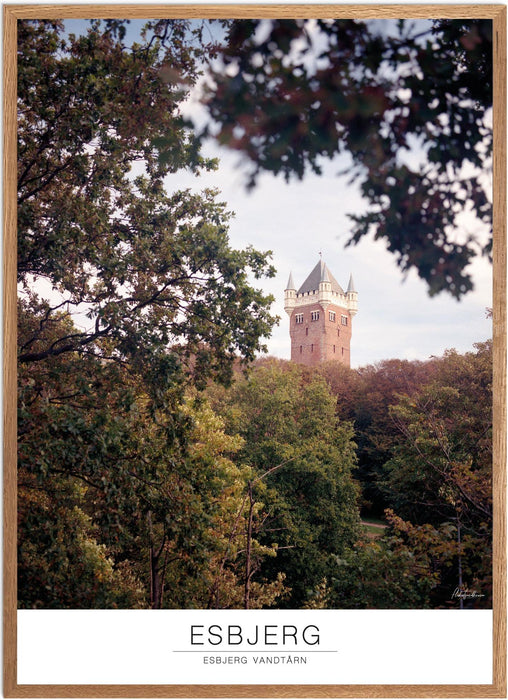 Esbjerg Esbjerg Vandtårn Analog-plakat