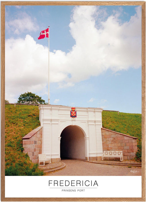 Fredericia Prinsens Port Analog-plakat