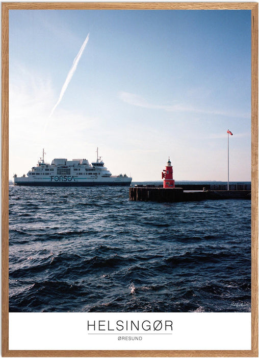 Helsingør Øresund Analog-plakat