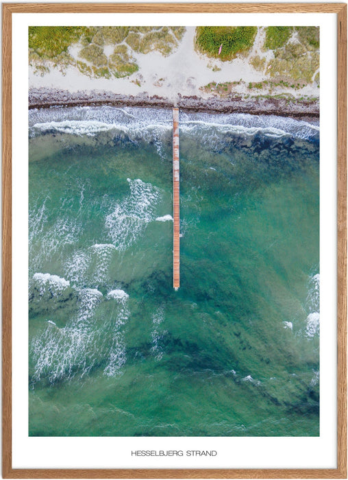 Hesselbjerg Strand Plakat