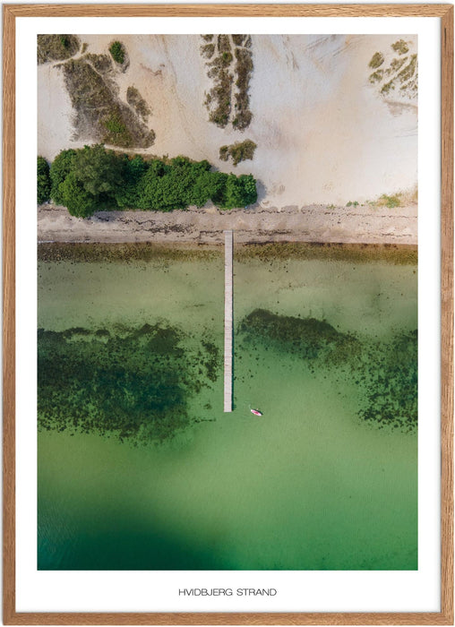 Hvidbjerg Strand (Østjylland) Plakat