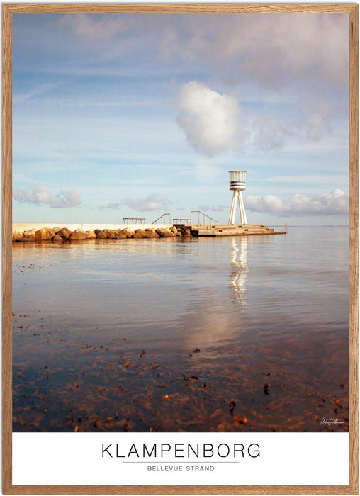 Klampenborg Bellevue Strand No. 1 Analog-plakat