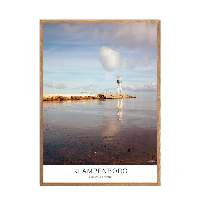 Klampenborg Bellevue Strand No. 1 Analog-plakat