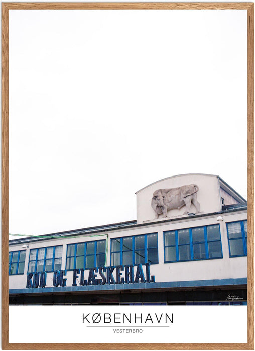 København Vesterbro No. 1 Analog-plakat