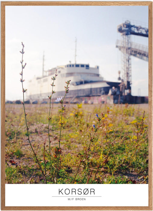 Korsør M/F Broen Analog-plakat