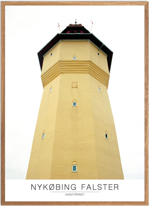 Nykøbing Falster Vandtårnet Analog-plakat