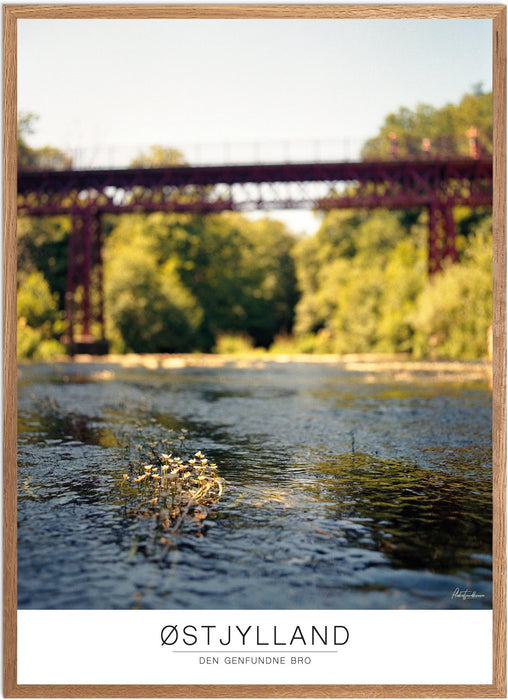 Østjylland Den Genfundne Bro Analog-plakat