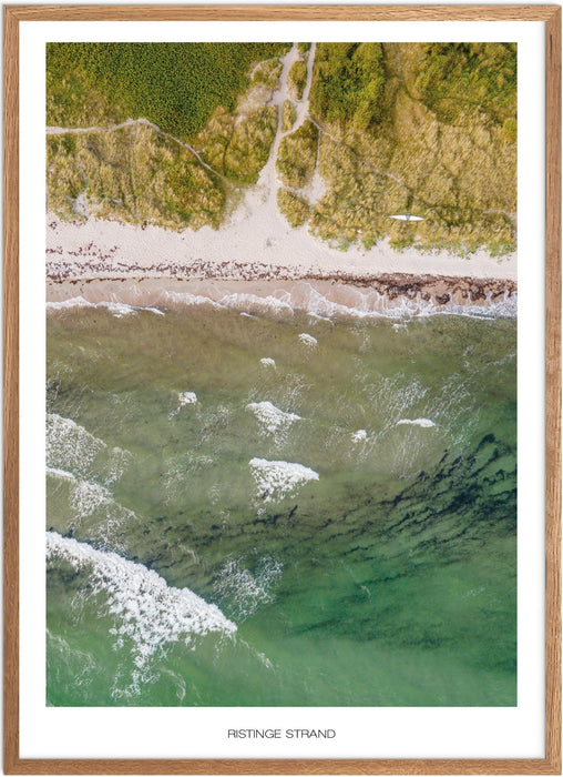 Ristinge Strand Plakat