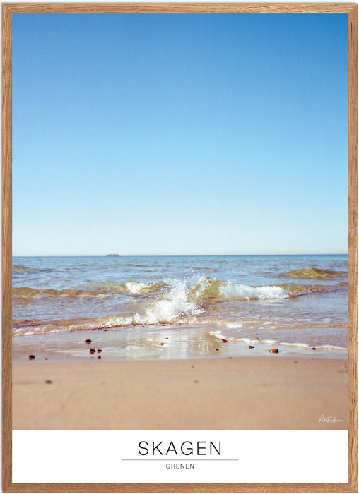 Skagen Grenen Analog-plakat