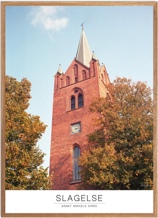 Slagelse Sankt Mikkels Kirke Analog-plakat