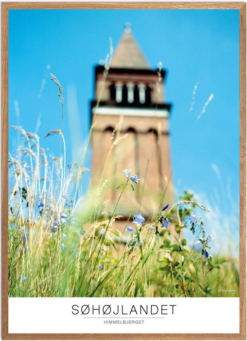 Søhøjlandet Himmelbjerget Analog-plakat