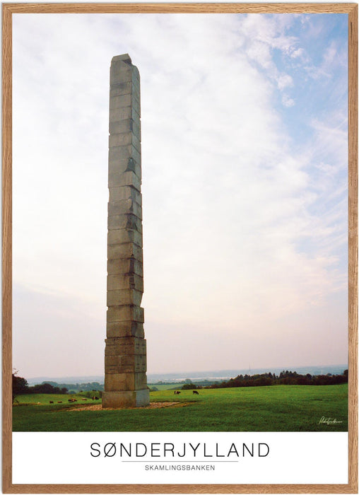 Sønderjylland Skamlingsbanken Analog-plakat