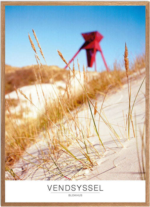 Vendsyssel Blokhus Analog-plakat