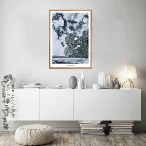 Aalborg Havn Vinter-Plakat No. 2 - Plakatsnedkeren
