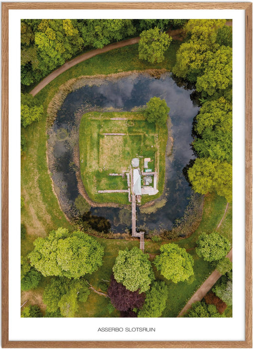 Asserbo Slotsruin Plakat