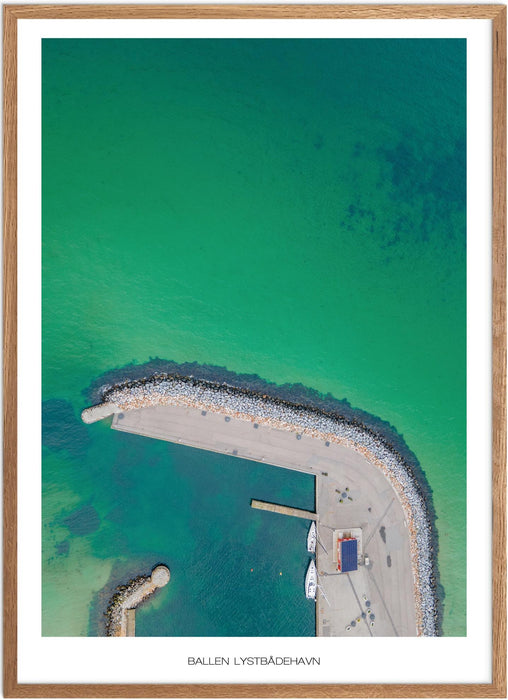Ballen Lystbådehavn Plakat