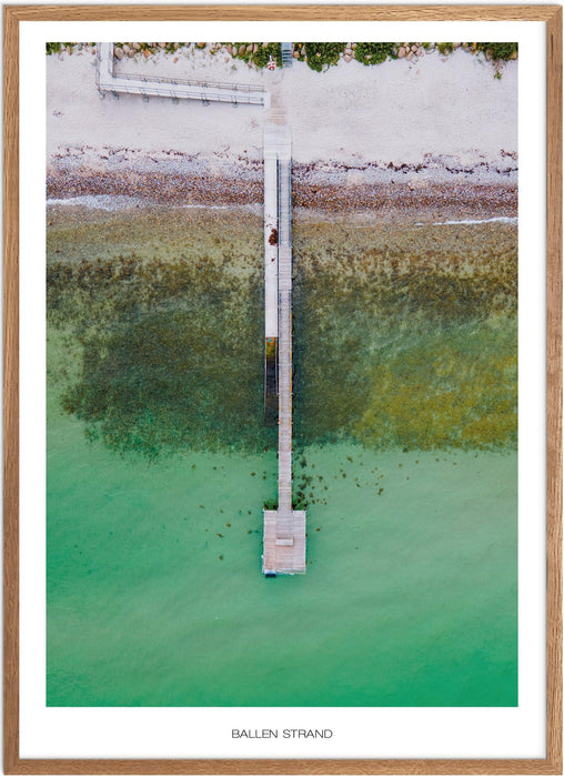 Ballen Strand Plakat