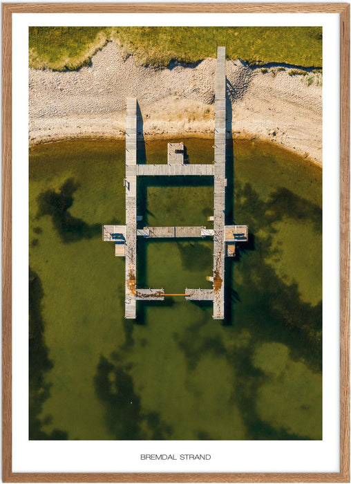 Bremdal Strand Plakat