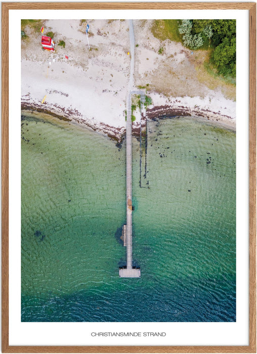 Christiansminde Strand Plakat