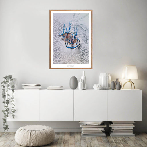 Damhussøen Vinter-Plakat No. 2 - Plakatsnedkeren