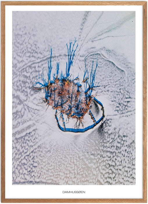 Damhussøen Vinter-Plakat No. 2 - Plakatsnedkeren