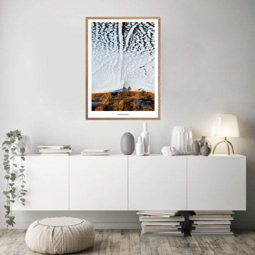 Damhussøen Vinter-Plakat No. 3 - Plakatsnedkeren