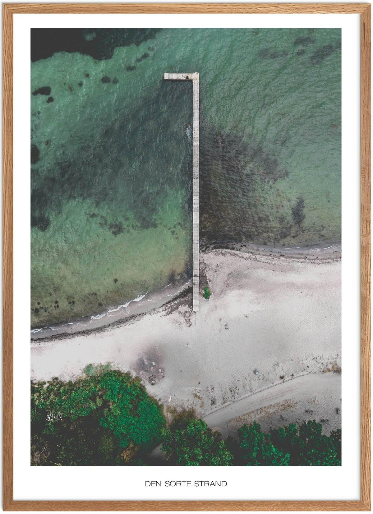 Den Sorte Strand Plakat: Den Sorte Strand bro— Plakatsnedkeren