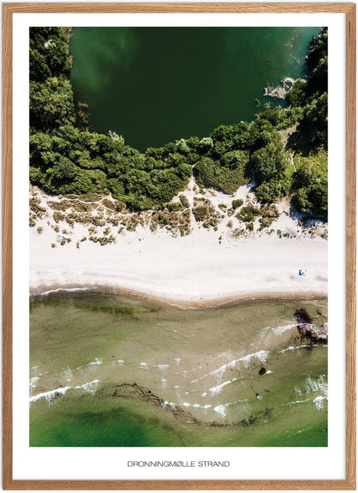 Dronningmølle Strand Plakat