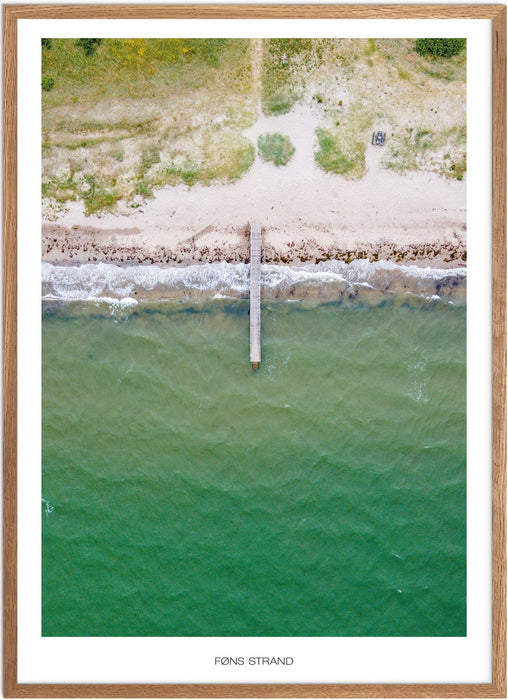 Føns Strand Plakat