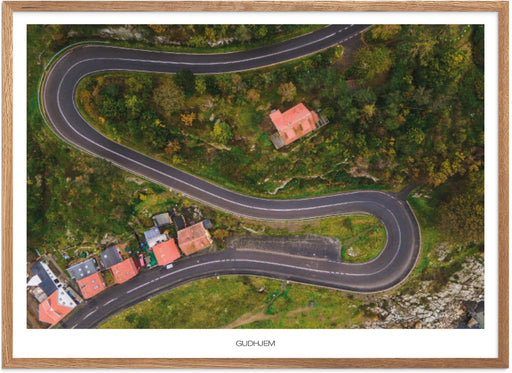 Gudhjem - Bred Plakat - Plakatsnedkeren