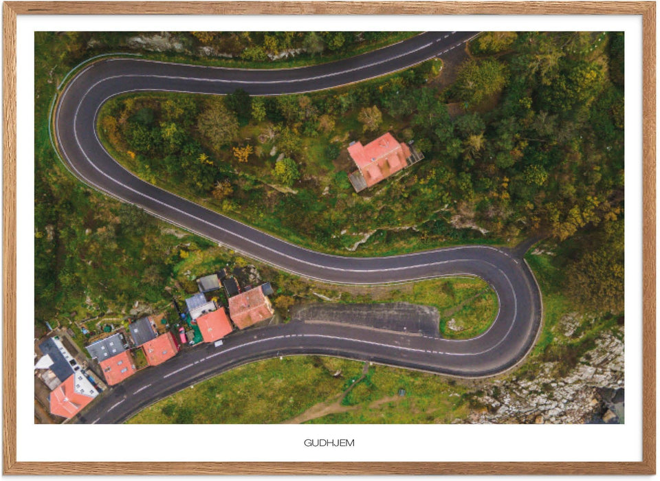 Gudhjem - Bred Plakat - Plakatsnedkeren