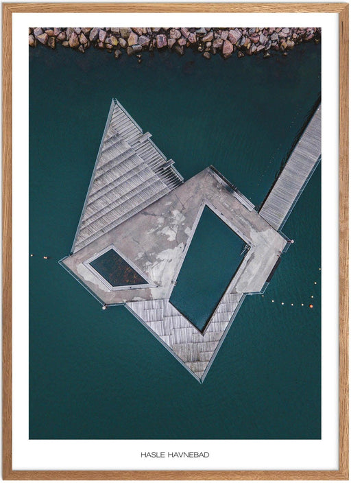 Hasle Havnebad Plakat - Plakatsnedkeren