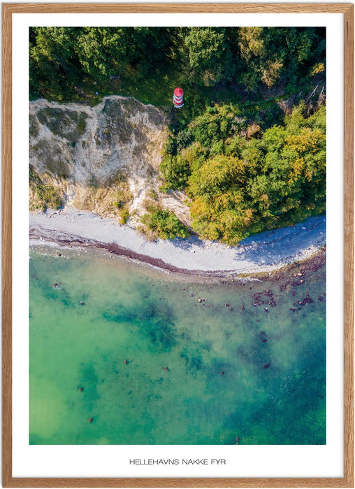 Hellehavns Nakke Fyr Plakat