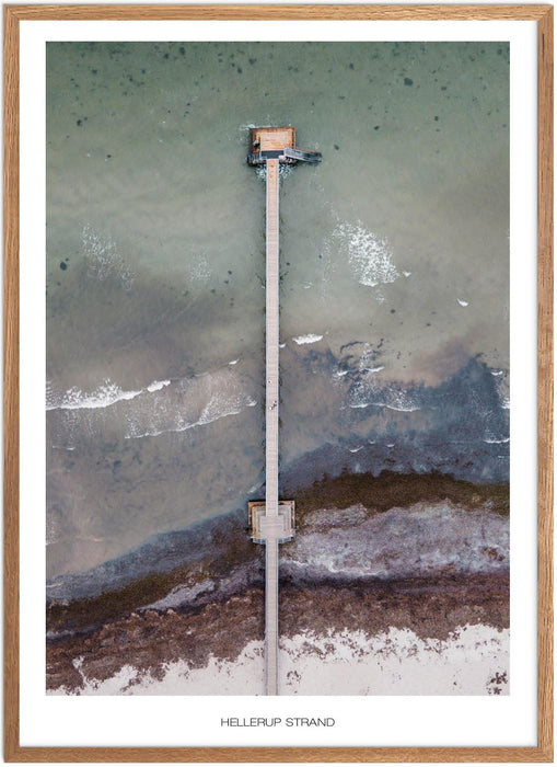 Hellerup Strand Plakat - Plakatsnedkeren