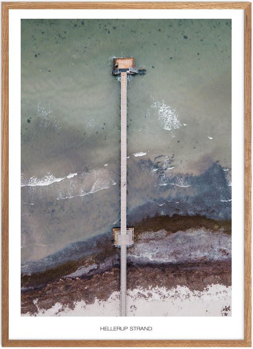 Hellerup Strand Plakat - Plakatsnedkeren