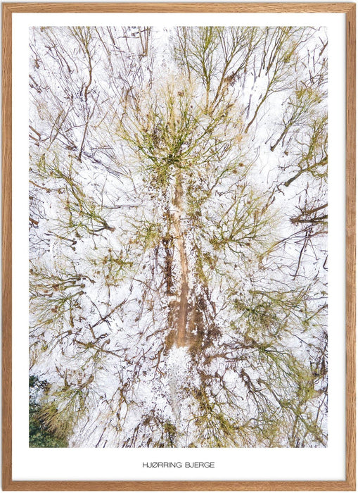 Hjørring Bjerge No. 1 Vinter-Plakat - Plakatsnedkeren