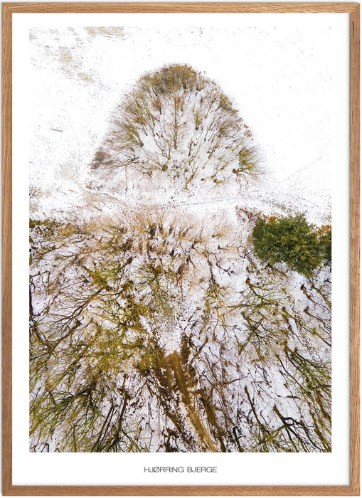Hjørring Bjerge No. 2 Vinter-Plakat - Plakatsnedkeren
