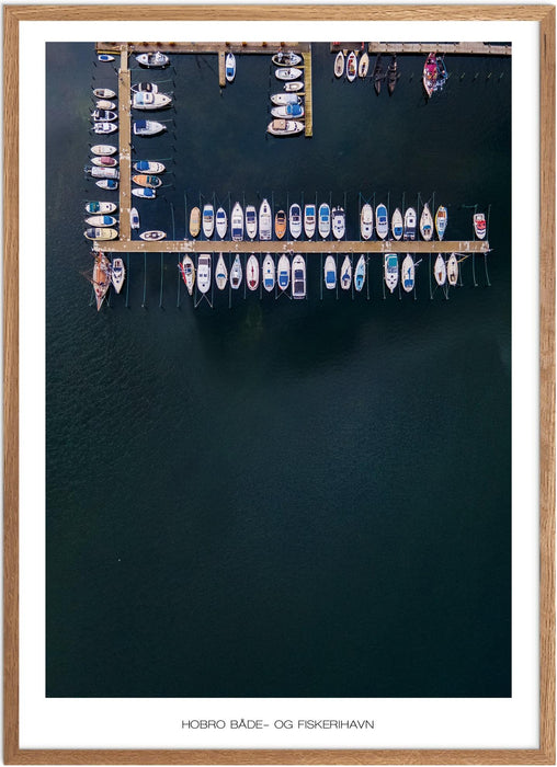 Hobro Både- og fiskerihavn Plakat