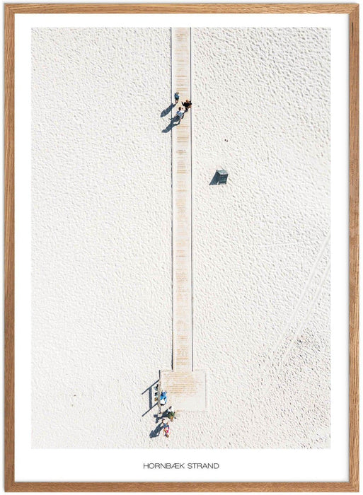 Hornbæk Strand Bro Plakat