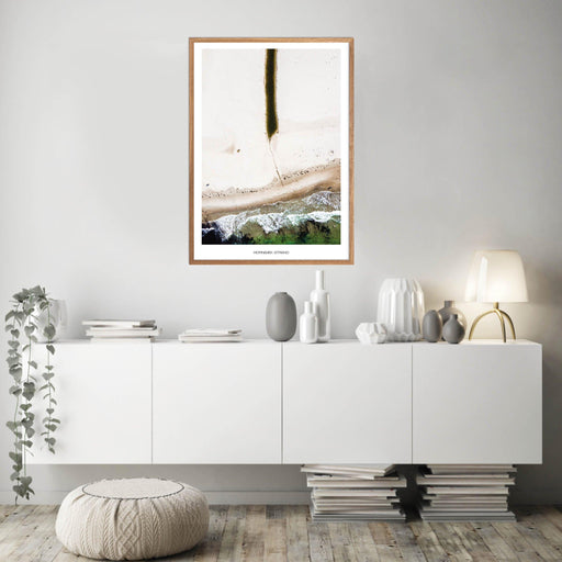 Hornbæk Strand Hav Plakat