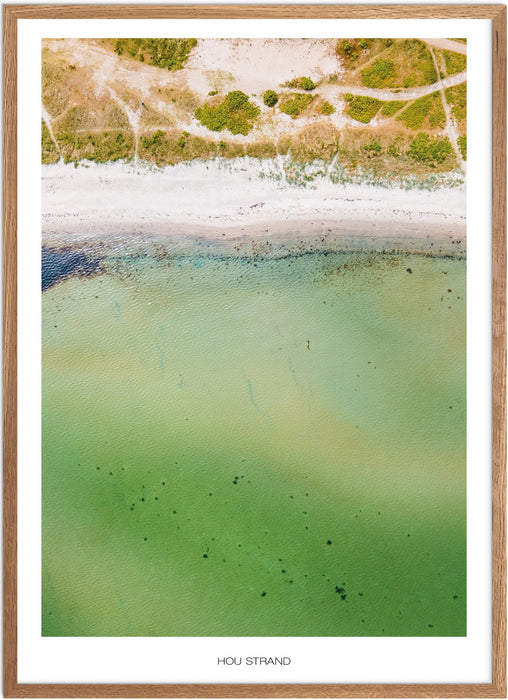 Hou Strand (Odderkysten) Plakat