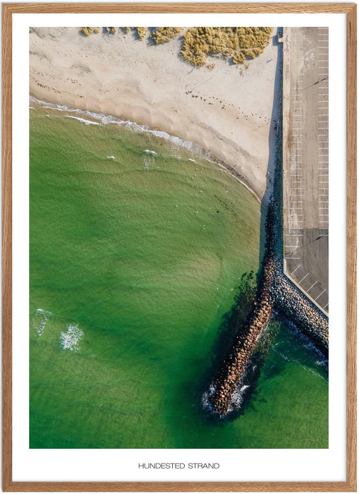 Hundested Strand No. 2 Plakat - Plakatsnedkeren